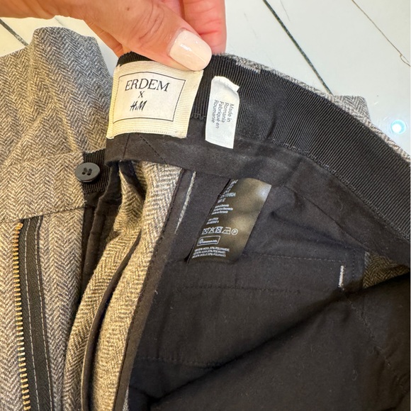 H&M x Erdem Designer Gray Tweed Suit Sz 12 - RARE - Picture 10 of 10